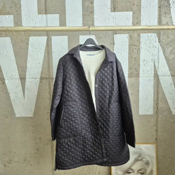 [BUNJANG] Quilted Long Jacket / 멋스러운 퀄팅 롱자켓