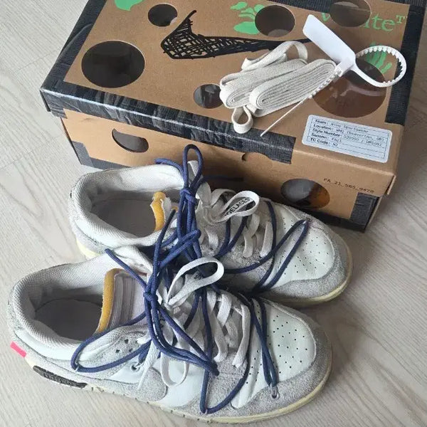[BUNJANG] Off-White Dunk Low '18 (US 8) / 오프화이트 덩크 LOT 18 사이즈 260