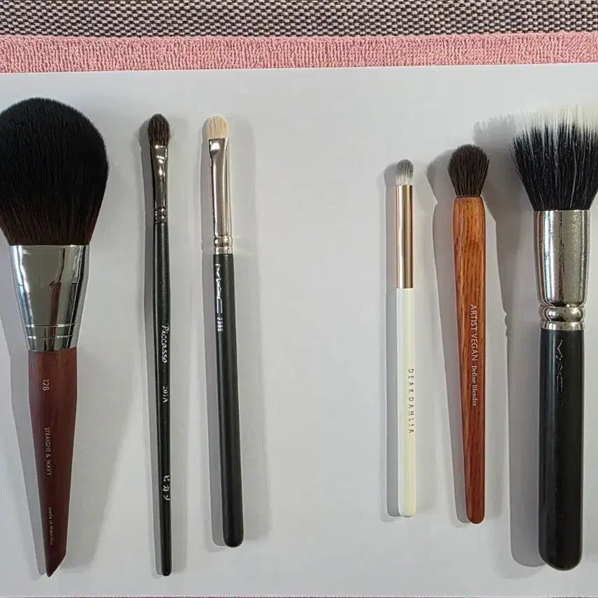 [BUNJANG] Makeup Forever 128, Picasso 207A, MAC 239S Brush Bundle / 메포128,피카소207a,맥239s브러쉬 묶음