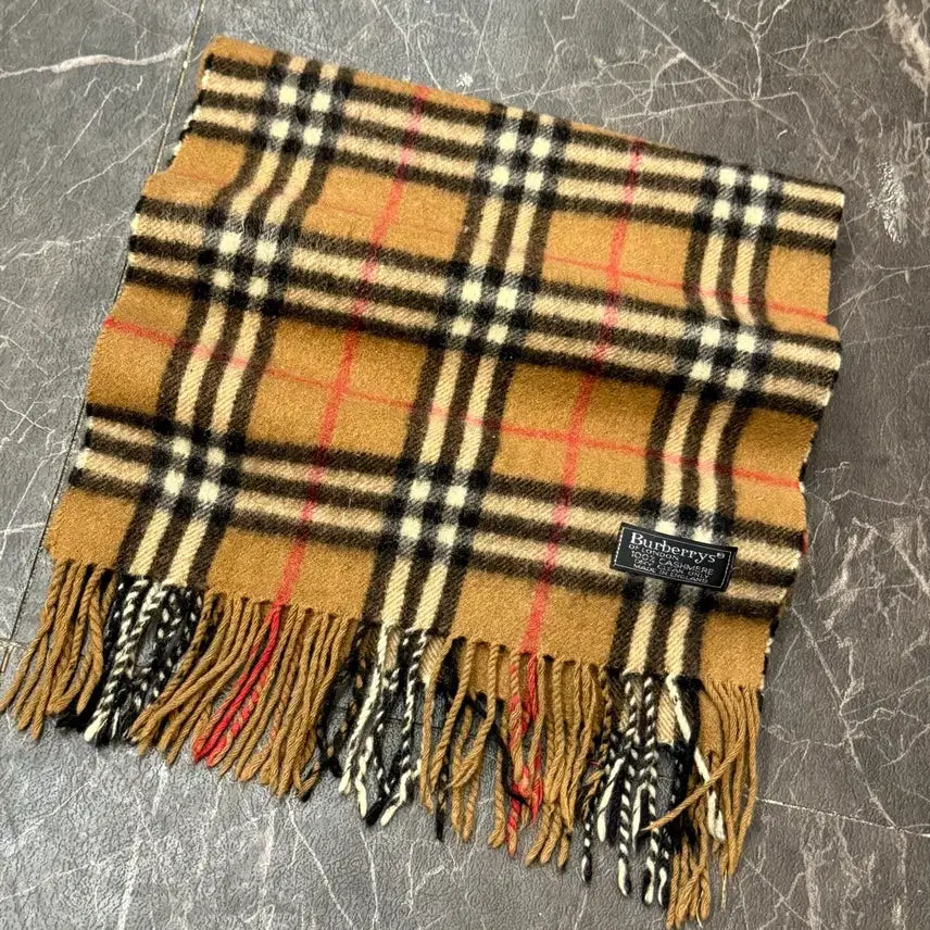 [BUNJANG] Burberry Nova Check Cashmere Muffler OS / OS 버버리 노바 체크 캐시미어 머플러
