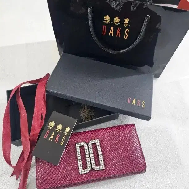 [BUNJANG] Daks Women's Wallet Burgundy / 닥스 여성 지갑 와인색