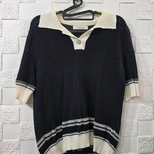 [BUNJANG] Round Neck Knit Sweater / 라운드넥 니트 55-66