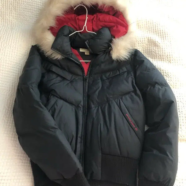[BUNJANG] Tommy Hilfiger Down Padded Jacket Black / 타미힐피거 다운 패딩 블랙