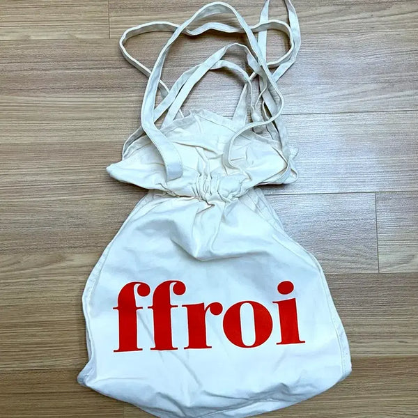 [BUNJANG] ffroi Eco Bag Ivory / ffroi 에코백 아이보리(새상품 반값)