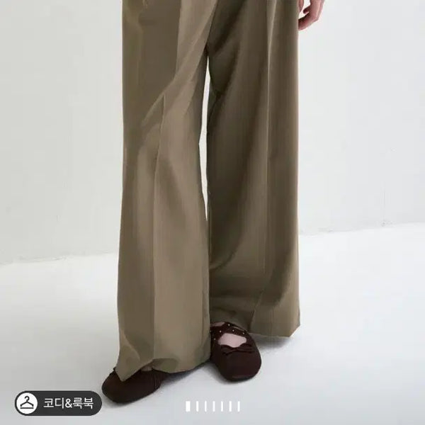 [BUNJANG] System 26FW New Wool Blend Belted Wide Pants / 한섬 26fw신상 시스템 울 블렌드 벨티드 투턱 와이드 팬츠 55