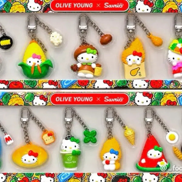[BUNJANG] Hello Kitty Keyring Set Bundle Set / 올리브영 텐바이텐 올영 헬로키티 키링세트 일괄 미개봉