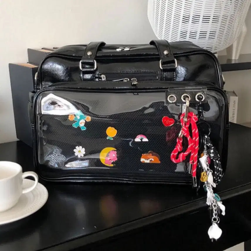 [BUNJANG] Vegan Leather Shoulder Bag / 이타백 덕질가방 숄더백