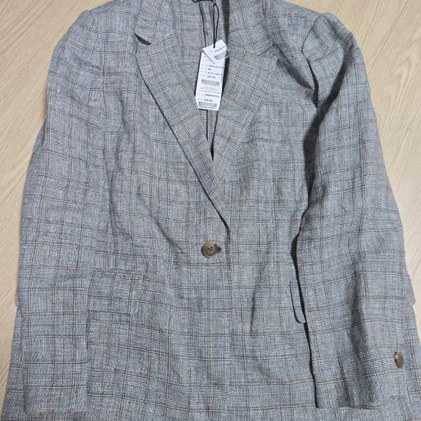 [BUNJANG] She's Miss Checkered Blazer Jacket Size 77 / 쉬즈미스 체크 블레이저 자켓 77사이즈