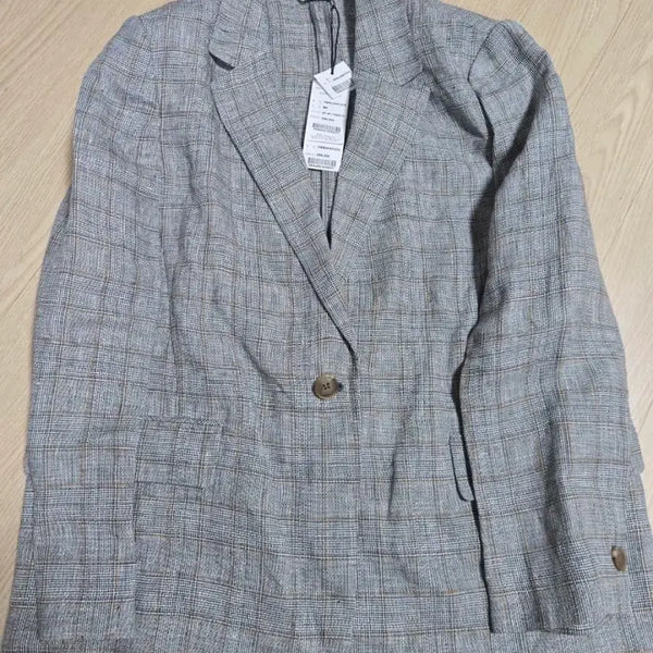 [BUNJANG] She's Miss Checkered Blazer Jacket Size 77 / 쉬즈미스 체크 블레이저 자켓 77사이즈
