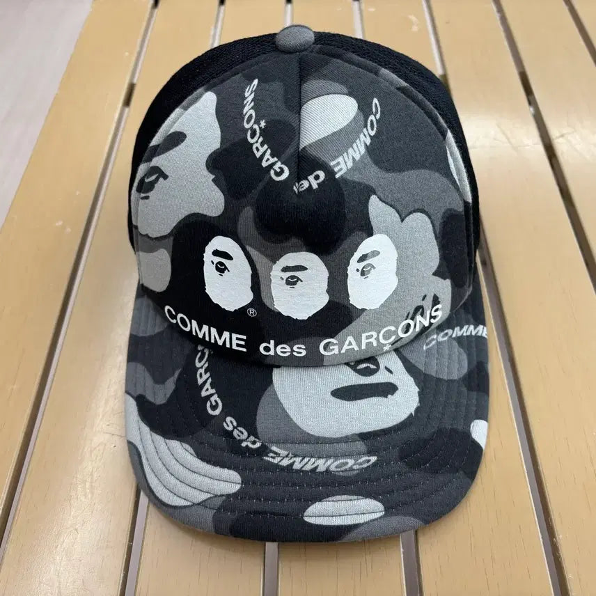 [BUNJANG] Bape Comme des Garçons Trucker Mesh Cap / 베이프 꼼데가르송 트러커 메쉬캡