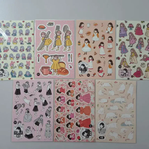 [BUNJANG] Heeda Seal Sticker Set / 희다 씰스티커