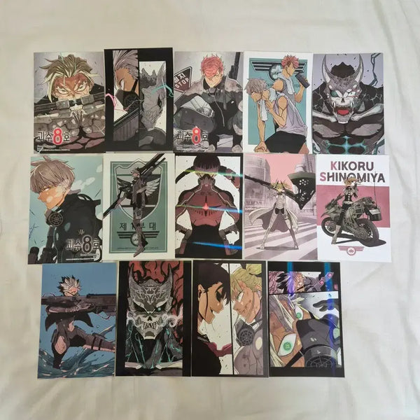 [BUNJANG] Kaiju No. 8 First Edition Postcard Set / 괴수8호 만화책 초판 특전 엽서 일괄