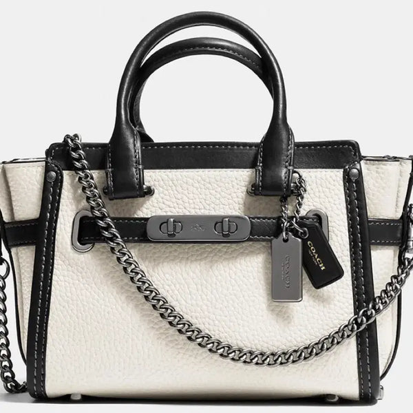 [BUNJANG] Coach Leather Handbag / 코치 핸드백 가방