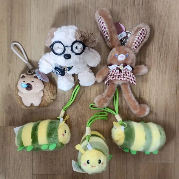 [BUNJANG] Assorted Animal Plush Toys Bundle Set (6 pcs) / 인형  6종 일괄