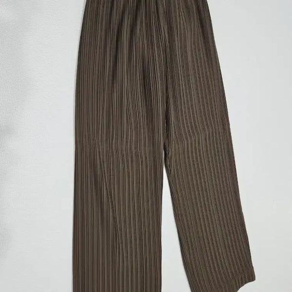 [BUNJANG] THY Ddis Seoul Khaki Long Straight Pants / thy 띠서울 카키롱 일자팬츠