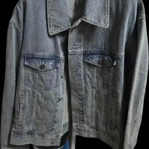 [BUNJANG] Noir Denim Jacket (Setup Available) / 노이어 데님 자켓 50 (셋업가능)