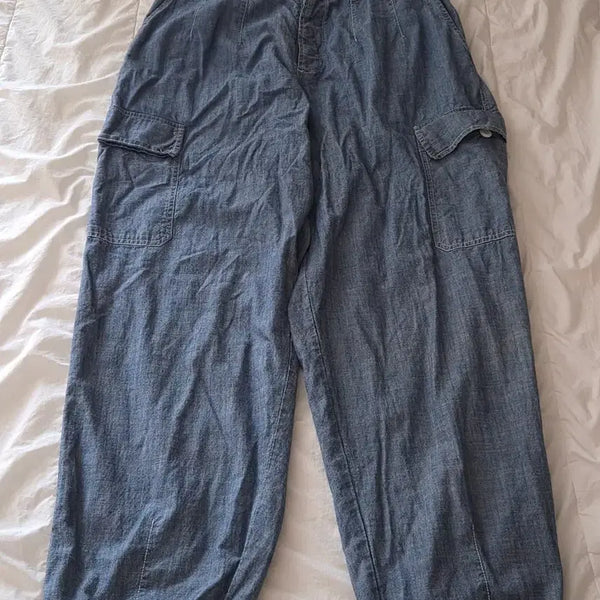 [BUNJANG] Universal Works Chambray Cargo Pants / 유니버셜 웍스 샴브레이 카고 팬츠