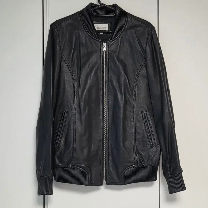 [BUNJANG] Black Lambskin Leather Jacket / 양가죽 자켓 66