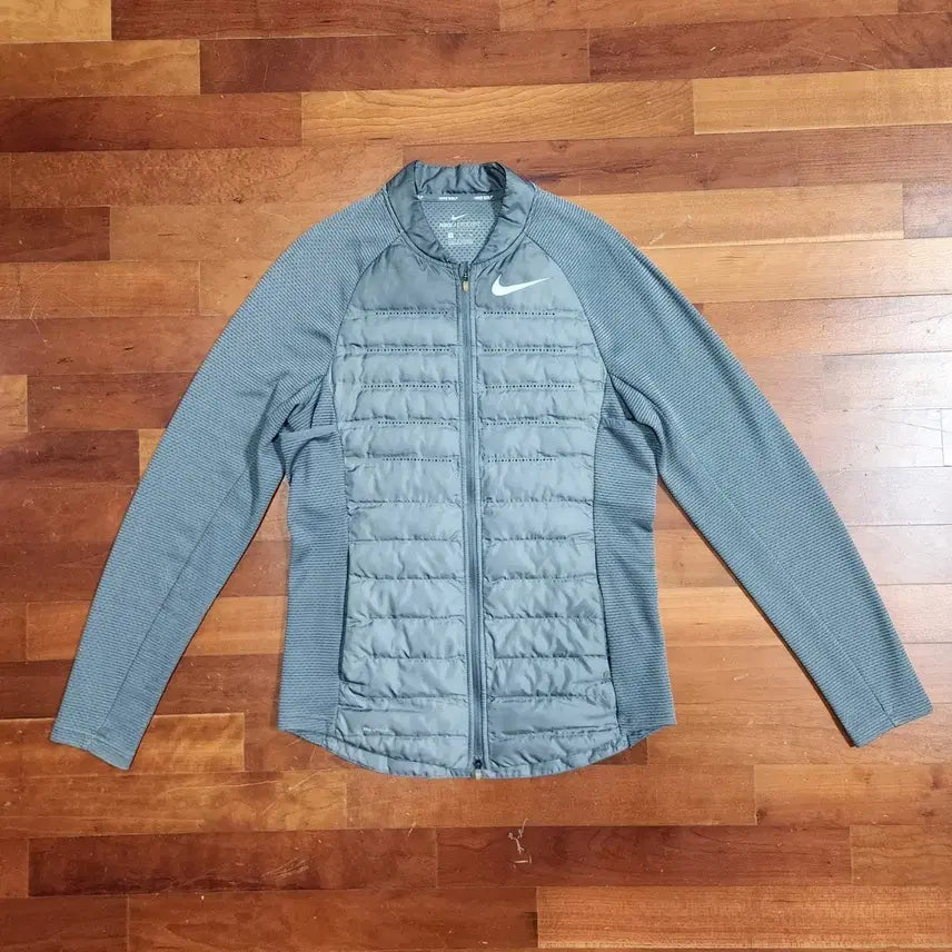 [BUNJANG] Nike AeroLoft HyperAdapt Golf Running Quilted Padding Jacket Grey S / 나이키 에어로로프트 하이퍼어댑트 골프 러닝 퀄팅 패딩 자켓 그레이