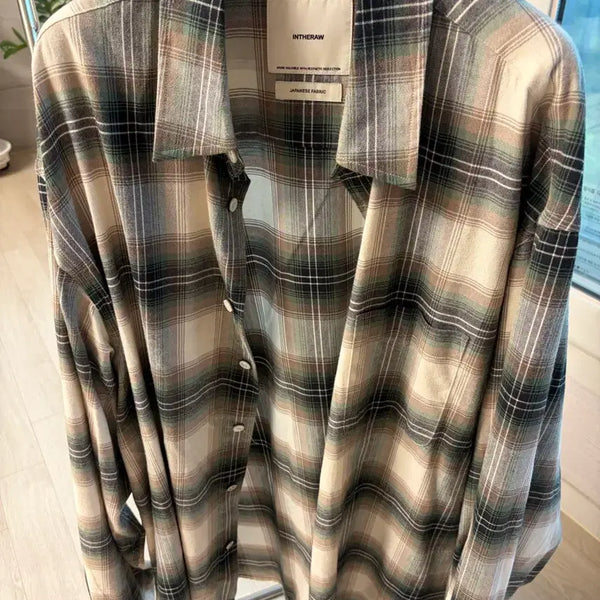 [BUNJANG] Inderow Plaid Flannel Shirt / 4) 인더로우 체크 셔츠