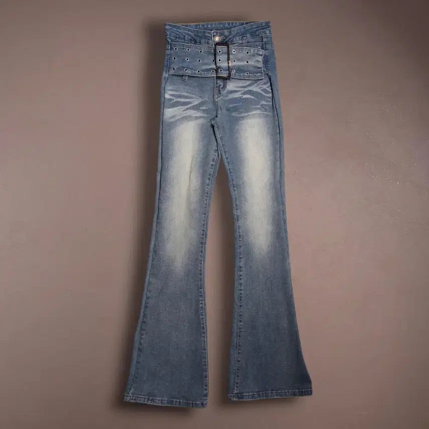 [BUNJANG] VCHUNK Belted Denim Pants / VCHUNK BELTED 데님팬츠 A1185