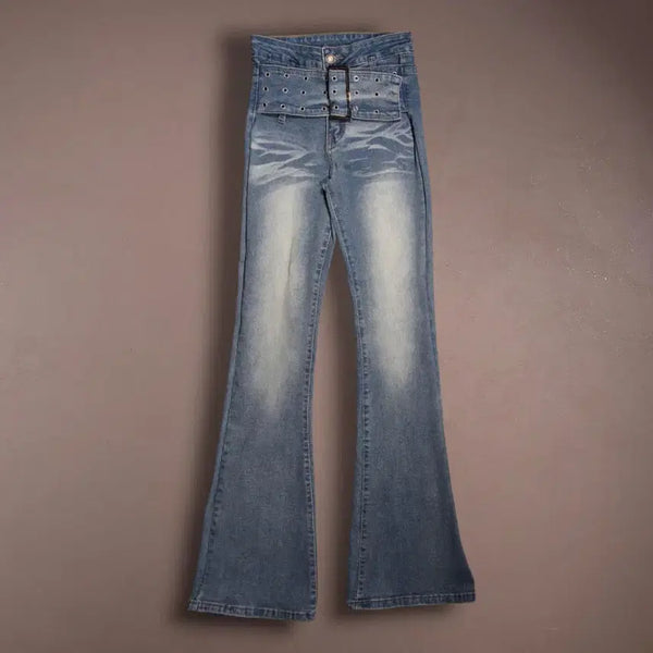 [BUNJANG] VCHUNK Belted Denim Pants / VCHUNK BELTED 데님팬츠 A1185