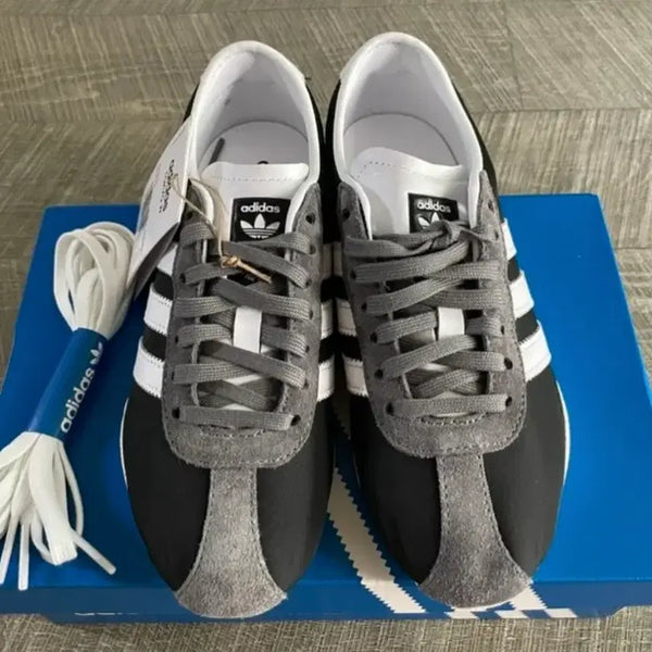 [BUNJANG] Adidas Tokyo Black Grey Sneakers / [230] 아디다스 도쿄 블랙 그레이 스니커즈