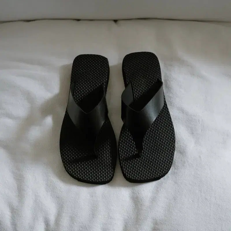 [BUNJANG] Doest Black Flip-Flops / doest 블랙 쪼리