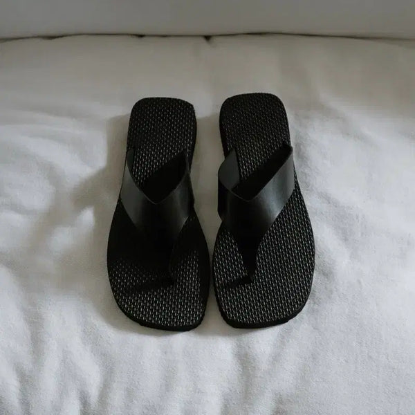 [BUNJANG] Doest Black Flip-Flops / doest 블랙 쪼리