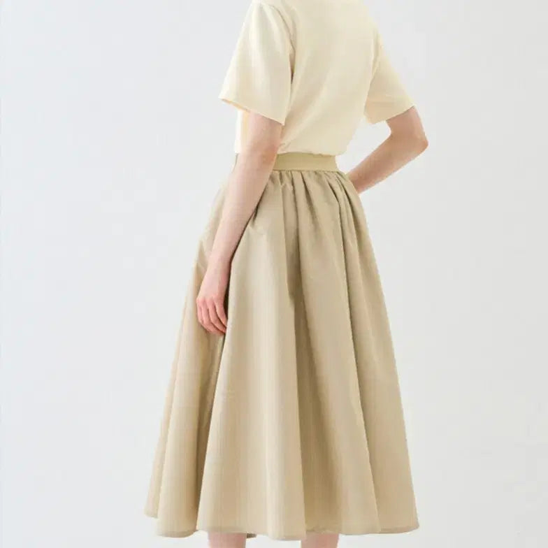 [BUNJANG] Lanvin Banding Flare Skirt / [새상품] 랑방 밴딩 플레어 스커트55/645000원