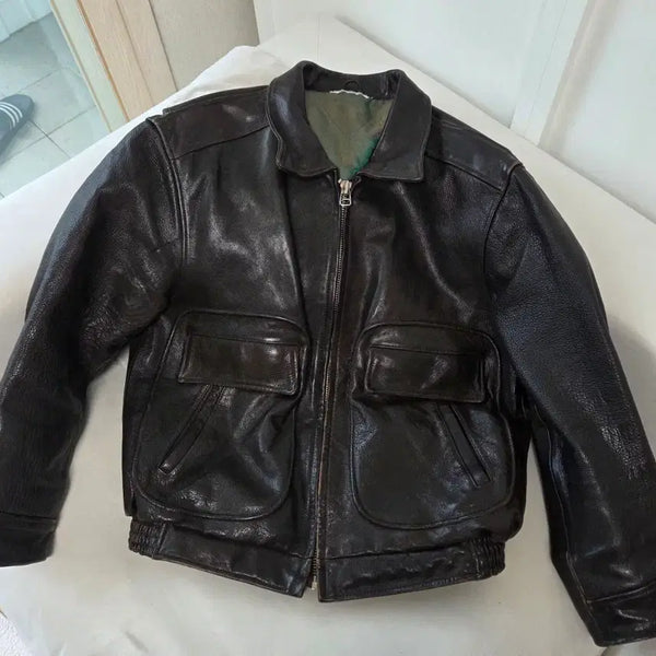 [BUNJANG] Avirex G-1 Style Leather Jacket / 아비렉스 G-1 가죽자켓 빈티지