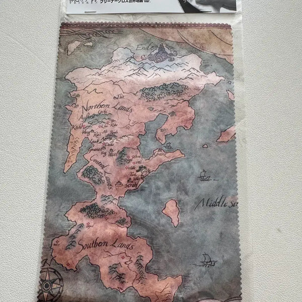 [BUNJANG] Frieren: Beyond Journey's End World Map Cleaner / 장송의 프리렌 지도 클리너, 안경닦이 굿즈