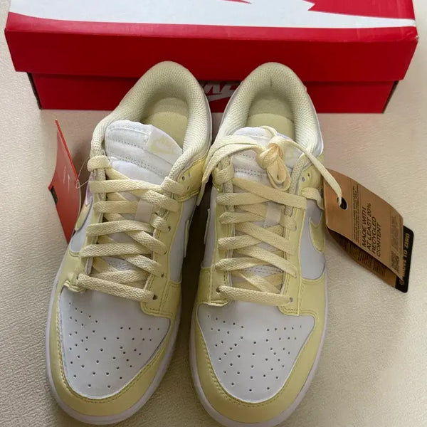 [BUNJANG] Nike Dunk Low 'Alabaster/White Yellow' New / [240] 나이키 덩크 로우 레몬 새상품(택O)
