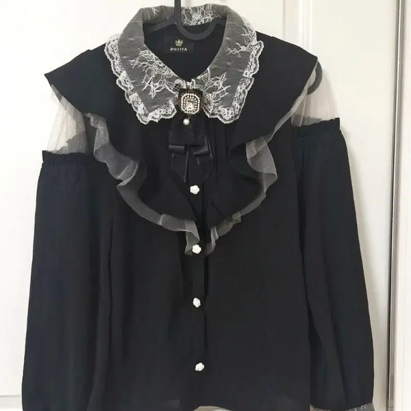 [BUNJANG] Rosita Shoulder Cutout Blouse / 로지타 어깨트임 블라우스