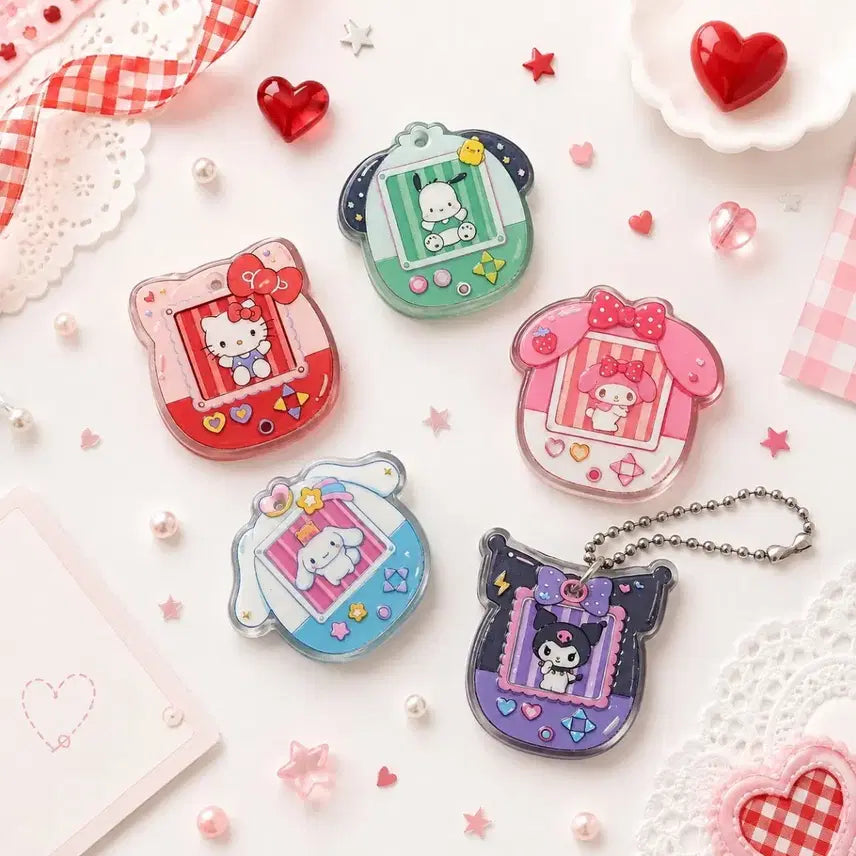 [BUNJANG] Sanrio Tamagotchi Keyring / 산리오 다마고치 키링