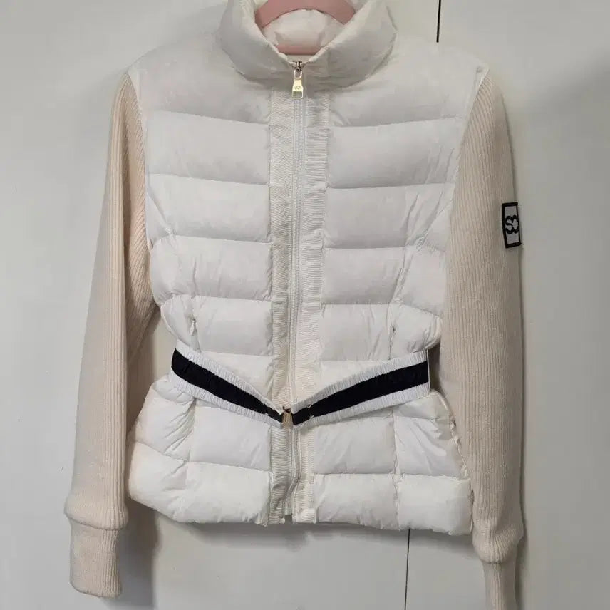 [BUNJANG] South Cape Genuine Golf Knit Goose Down Padding S / 사우스케이프 정품 골프 니트 구스패딩 S