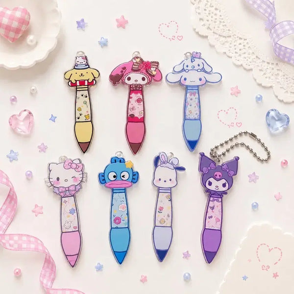 [BUNJANG] Sanrio Ballpoint Pen Acrylic Keyring / 산리오 볼펜 아크릴 키링