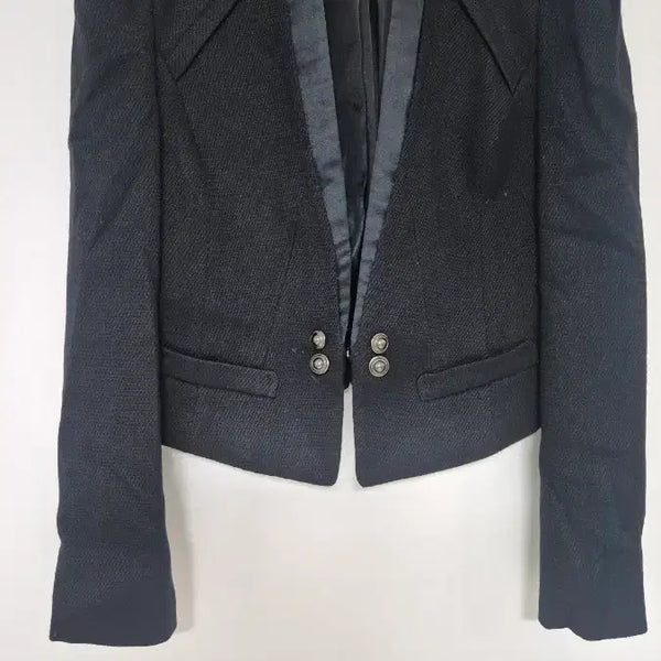 [BUNJANG] Kenneth Lady Black Cropped Jacket / 케네스레이디 블랙 크롭 자켓