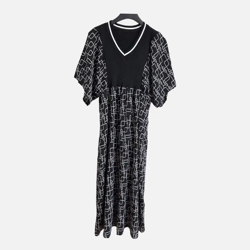 [BUNJANG] Women's Black Free Size Dress / 블랙 여자 FREE 원피스 O2434