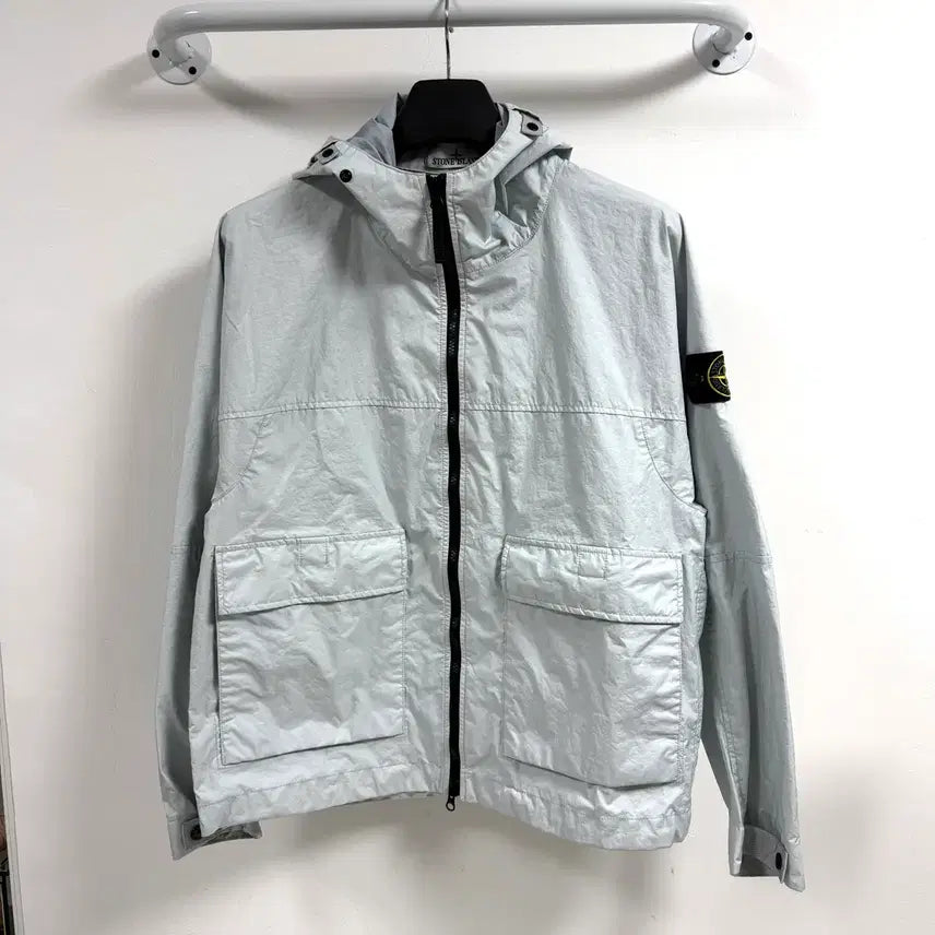 [BUNJANG] Stone Island Membrana Windbreaker Jacket / { S } 스톤아일랜드 멤브라나 바람막이 자켓