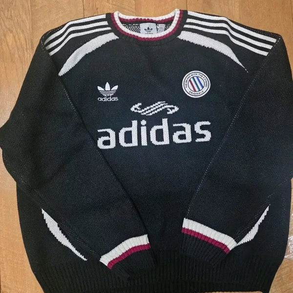 [BUNJANG] Adidas Blockcore Pullover Knit L / 아디다스 블록코어 풀오버 니트 L