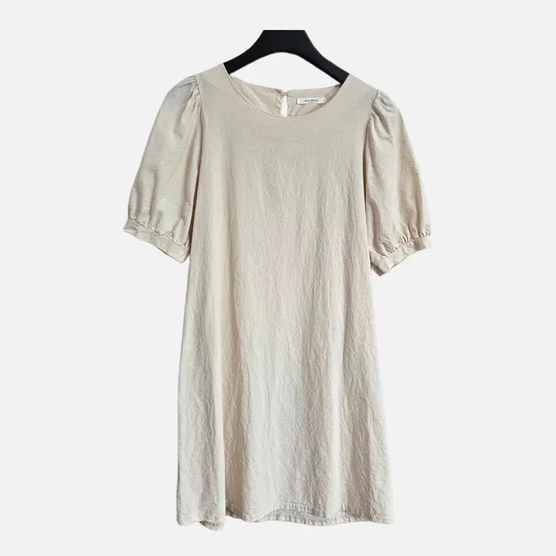 [BUNJANG] Cream One-Piece Dress FREE Size / 크림 여자 FREE 원피스 O2573