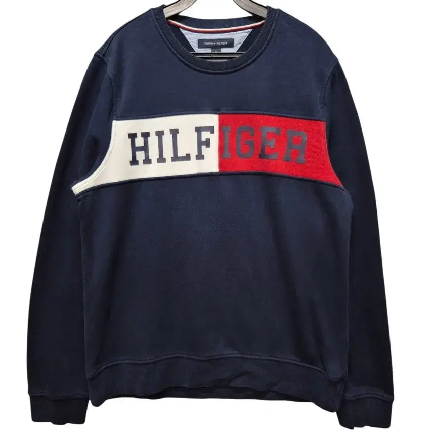 [BUNJANG] Tommy Hilfiger Big Logo Sweatshirt / 타미 빅로고 맨투맨