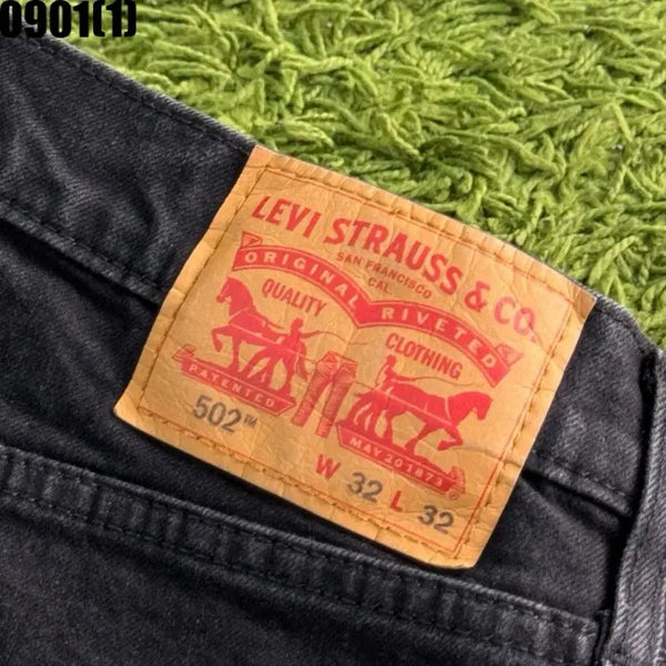 [BUNJANG] Levi's 502 Denim Pants Black Jeans 31 / 리바이스 502 데님팬츠 청바지 블랙진 31