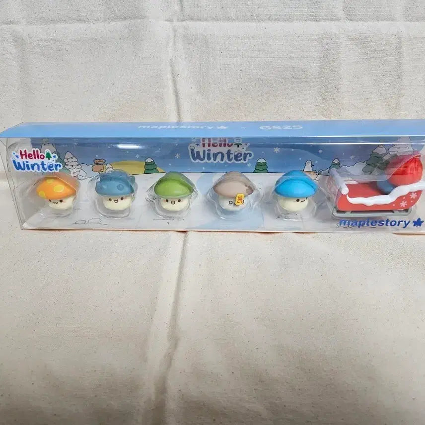 [BUNJANG] MapleStory GS25 Collaboration Mushroom Figure Set / 메이플스토리 GS25 버섯 피규어