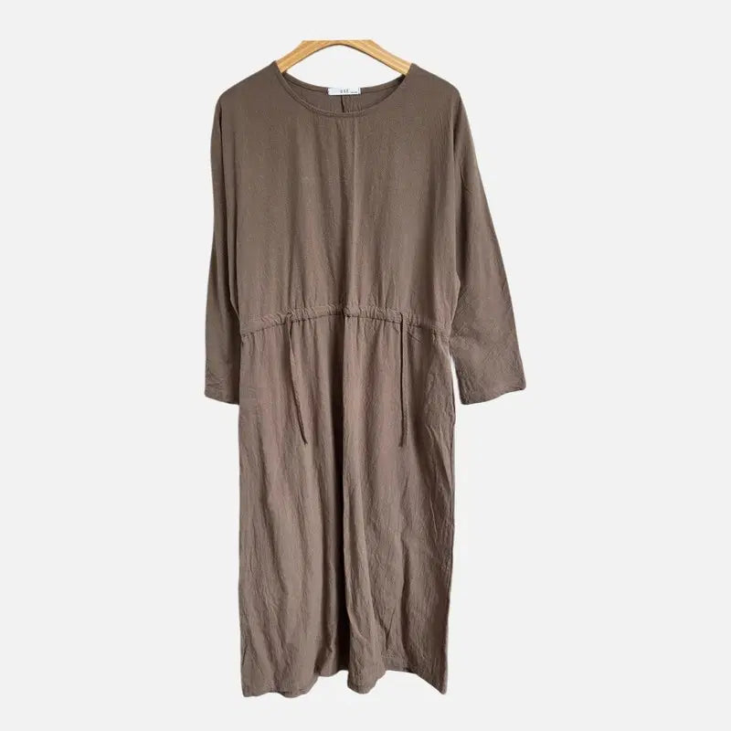 [BUNJANG] Women's Dress / 브라운 여자 FREE 원피스 O2611