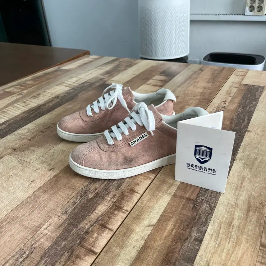 [BUNJANG] Chanel Suede Sneakers Size 37 / 샤넬 스웨이드 스니커즈 37 (감정서 포함)