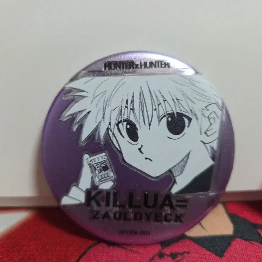 [BUNJANG] Hunter x Hunter Killua Collection Can Badge / 헌터헌터 키르아 데 컬렉션 캔 배지