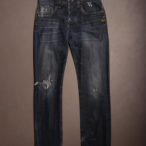 [BUNJANG] G-Star RAW Distressed Washed Jeans A1196 / G STAR RAW DISTRESSED WASHED JEANS A1196