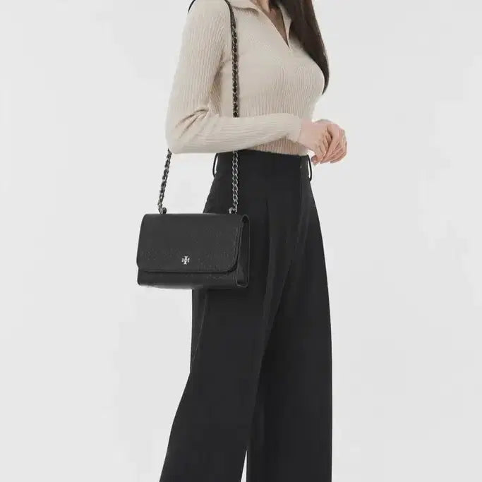 [BUNJANG] Tory Burch Leather Crossbody Bag / 토리버치 가죽 크로스백